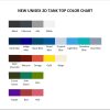 tank top color chart - Ghibli US Store