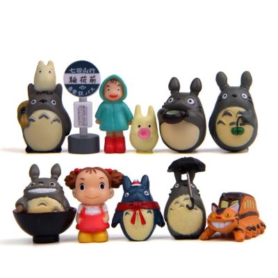 11pcs set Studio Ghibli Neighbor Figures Totoro Family Figurines Anime Toys Set Ornament Desk Garden Dolls 1 - Ghibli US Store