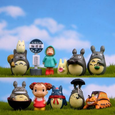 Set 11pcs Studio Ghibli My Neighbor Totoro Family Toys Figurines