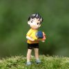 2 Pcs set Kawaii Ponyo on The Cliff Resin Figures Toy Gardening Boy Fish Ornament Action 2 - Ghibli US Store