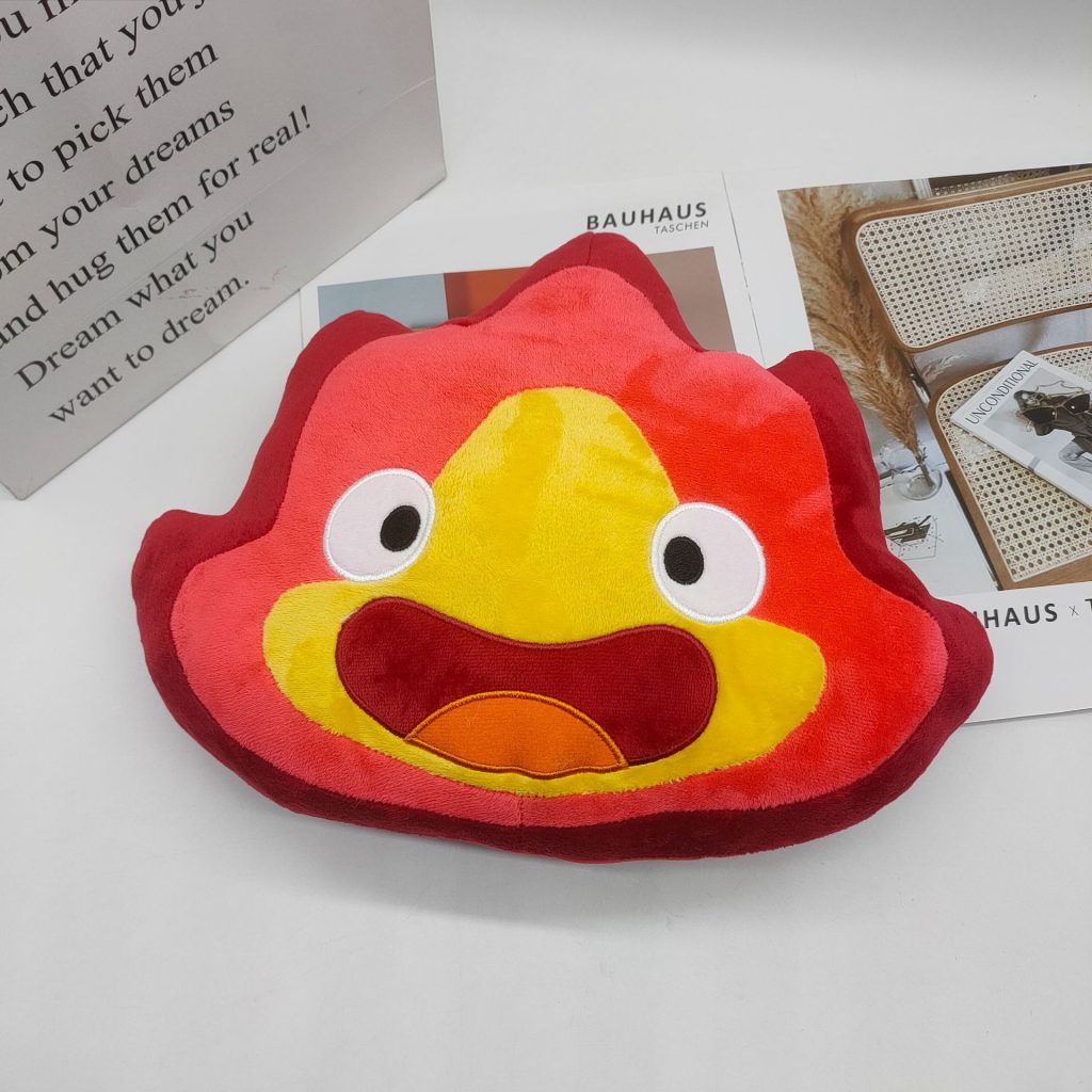 24CM Studio Ghibli Howl's Moving Castle Calcifer Plush Toys - Image 2