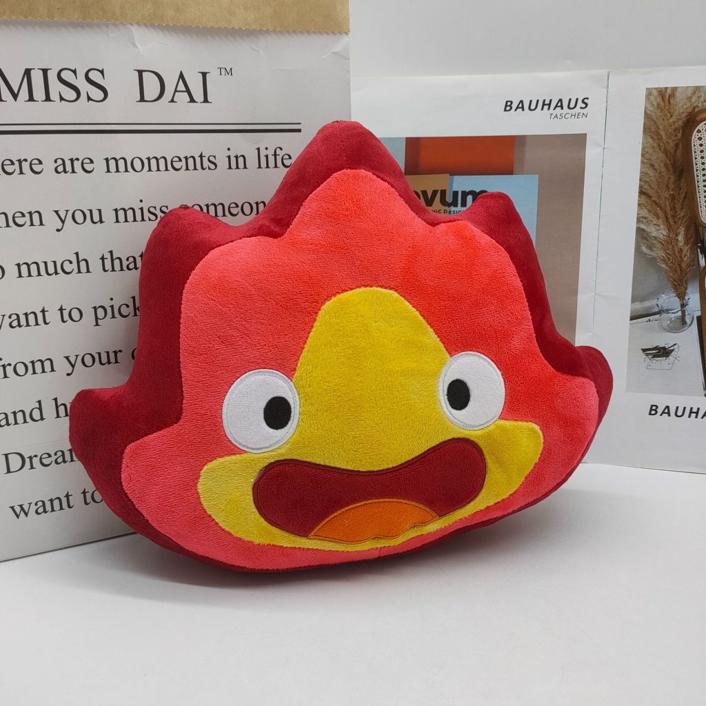 24CM Studio Ghibli Howl's Moving Castle Calcifer Plush Toys - Image 3