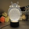 3D Led Lamp Spirited Away No Face Man Totoro Action Figure Nightlight Cute Room Decor Light 11 - Ghibli US Store