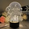 3D Led Lamp Spirited Away No Face Man Totoro Action Figure Nightlight Cute Room Decor Light 4 - Ghibli US Store