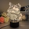 3D Led Lamp Spirited Away No Face Man Totoro Action Figure Nightlight Cute Room Decor Light 8 - Ghibli US Store