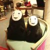40 60cm Funny Spirited Away Faceless Man No Face Plush Toys No Face Ghost Kaonashi Stuffed 1 - Ghibli US Store