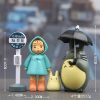 4pcs lot 3 5cm Anime My Neighbor Totoro Action Figure Toy Hayao Miyazaki Mini Garden PVC 3 - Ghibli US Store