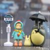4pcs lot 3 5cm Anime My Neighbor Totoro Action Figure Toy Hayao Miyazaki Mini Garden PVC 4 - Ghibli US Store