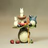 Anime Miyazaki Hayao My Neighbor Totoro with Umbrella Fried charcoal Figure Birthday gift Collectible Model ToyGarden - Ghibli US Store