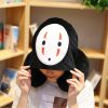 Creative Funny Spirited Away Movie Faceless Man No Face Plush Toy Ghost Kaonashi Stuffed U Shape 4 - Ghibli US Store