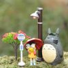 Cute 5PCS Lot Hayao Miyazaki Movie Totoro My Neighbor Anime Action figure Figurine Totoro Decal Toy 1 - Ghibli US Store