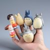 Koteta 1PC Hayao Miyazaki PVC Figurine TOTORO Finger Puppet Anime Model Collectiable Action Figure Kids Birthday - Ghibli US Store