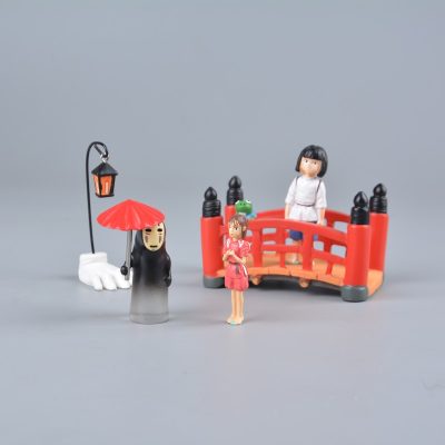 Koteta Japanese Anime Studio Ghibli Spirited Away Movie Chihiro No Face Man Model Mini Action Figure 1 - Ghibli US Store