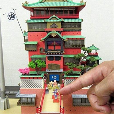 Studio Ghibli Spirited Away Bathhouse 3D Papercraft Puzzle