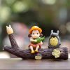 Studio Ghibli Miniature Ornaments Japanese Cartoon Totoro Decoration Home Room Decor Garden Desk Cute Ornaments Miniature 3 - Ghibli US Store