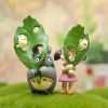 Studio Ghibli Miniatures Japanese Anime Totoro Ornament Miyazaki Fairy Garden Ornament Home Room Decor Cute Mini - Ghibli US Store