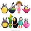 Studio Ghibli Totoro Miniatures PVC Action Figures Spirited Away No Face Man Hayao Miyazaki Mini Figurines 1 - Ghibli US Store