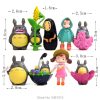 Studio Ghibli Totoro Miniatures PVC Action Figures Spirited Away No Face Man Hayao Miyazaki Mini Figurines 2 - Ghibli US Store
