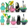 Studio Ghibli Totoro Miniatures PVC Action Figures Spirited Away No Face Man Hayao Miyazaki Mini Figurines 4 - Ghibli US Store
