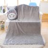 Totoro Plush Pillow Multifunction 3 in 1 Throw Pillow Totoro Hand Warm Pillow Cushion Baby Kids 2 - Ghibli US Store