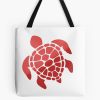 Red Turtle Tote Bag