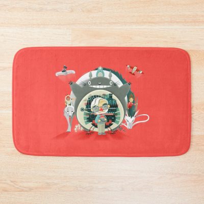 888 Studio Ghibli Totoro My Neighbor Totoro Spirited Away Kiky Totoro Ghibli Castle Totoro 10102 Bath Mat