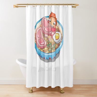 Ponyos Anime Designs T Shirt Essential Shower Curtain