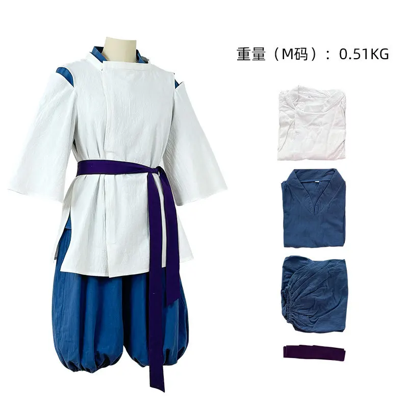 Ogino Chihiro Cosplay Costume Wig Kimono Shorts Suit Cosplay - Image 5