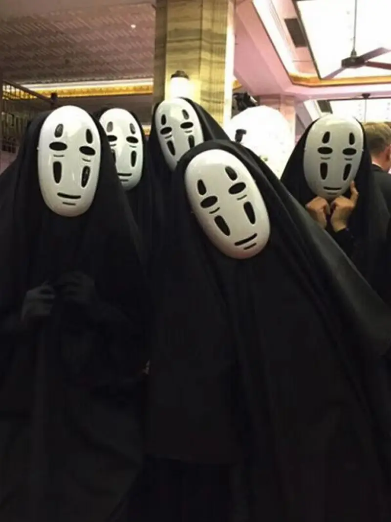 No Face Man Cosplay Costume Unisex Halloween Clothing - Image 3