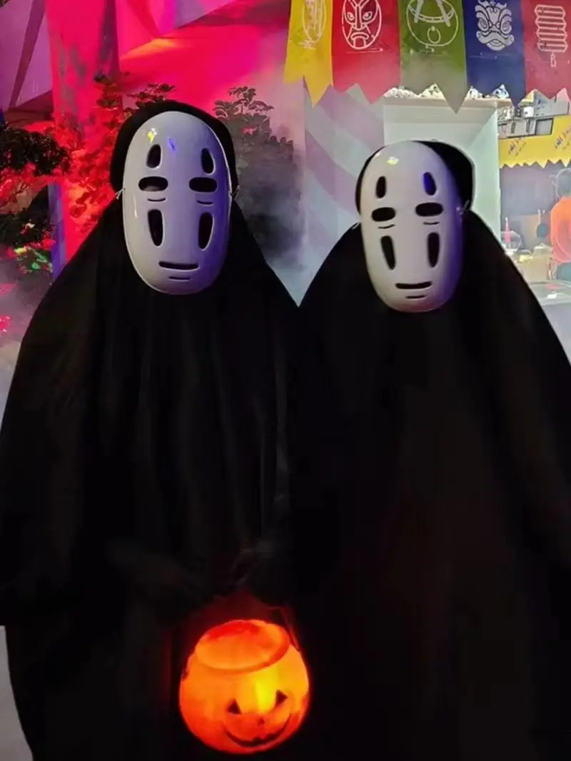 No Face Man Cosplay Costume Unisex Halloween Clothing - Image 4