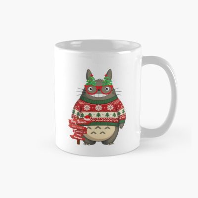 Totoro Smile Christmas Mug